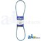 A & I Products Aramid Blue V-Belt (3/8" X 49" ) 21" x0.5" x4" A-3L490K - alternate 1